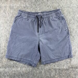 Bear Bottom Volley‎ Shorts Men's Medium 7" Blue Stretch Drawstring Pockets